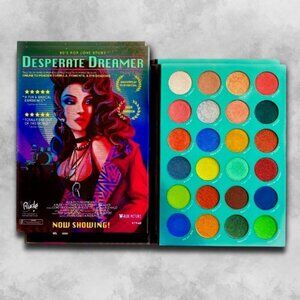 Rude Desperate Dreamer 24 Eyeshadow Palette Cream Shimmer Glow Long-Lasting BNIB